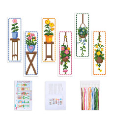 Kit de broderie marque page aux points de croix