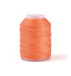0,6mm - Bobine fil lurex "rose pâle " 218m