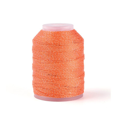 0,6mm - Bobine fil lurex "rose pâle " 218m