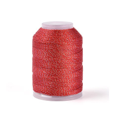 0,6mm - Bobine fil lurex "fuchsia" 218m