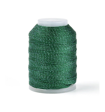 0,6mm - Bobine fil lurex "bleu" 218m