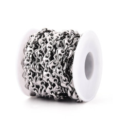 Chaine maillons coeurs (10cm)
