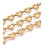Chaine maillons coeurs (10cm)