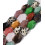 12x8mm - Mix de pierres citrouilles - Chapelet pierre