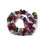 12x5mm - Mix de pierres quartz teintés - Chapelet pierre ronde