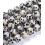 8mm - jaspe dalmatien - Chapelet en pierre