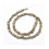 5x4mm - pépites de pyrite - chapelet pierres rondelles