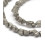 5x4mm - pépites de pyrite - chapelet pierres rondelles