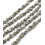 5x4mm - pépites de pyrite - chapelet pierres rondelles