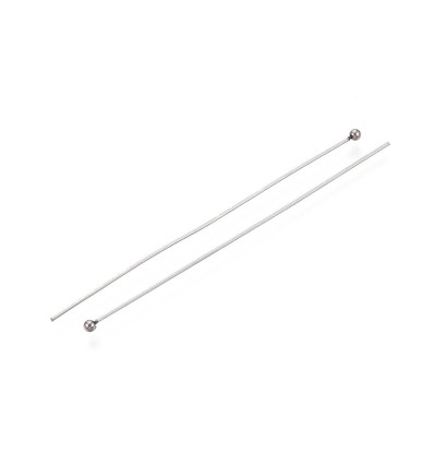 40mm - Clou inoxydable tête boule (1pc)