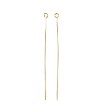 60mm - Clou inoxydable tête boucle (1pc)