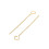 60mm - Clou inoxydable tête boucle (1pc)