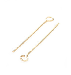 60mm - Clou inoxydable tête boucle (1pc)