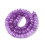8x5mm - rondelle jade teintée à facettes - Chapelet pierre