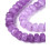 8x5mm - rondelle jade teintée à facettes - Chapelet pierre