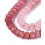 8x5mm - rondelle jade teintée à facettes - Chapelet pierre