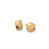 6mm - intercalaires heishi acier inoxydable(20pcs)