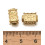 11x7mm - perle intercalaire cube (1pc)