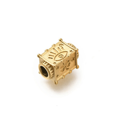 11x7mm - perle intercalaire cube (1pc)