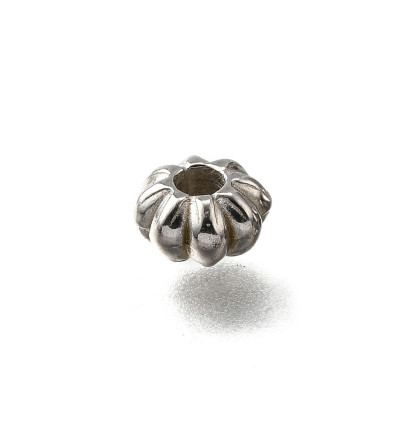 6.5x6.5mm - perle intercalaire fleur épaisse (1pc)