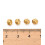5x5mm - perle intercalaire (1pc)