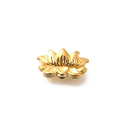 9x16mm - perle intercalaire fleur de lotus (1pc)