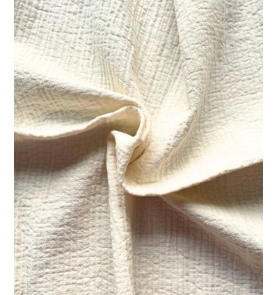Coton surpiqué écru