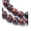 8mm - obsidienne acajou - Chapelet pierre