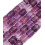 15.5x9.5mm - fluorite mauve - Chapelet de cylindre