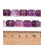 15.5x9.5mm - fluorite mauve - Chapelet de cylindre