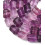 15.5x9.5mm - fluorite mauve - Chapelet de cylindre