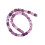 15.5x9.5mm - fluorite mauve - Chapelet de cylindre