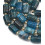 15.5x9.5mm - amazonite - Chapelet de cylindre