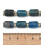 15.5x9.5mm - amazonite - Chapelet de cylindre