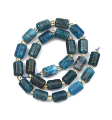 15.5x9.5mm - amazonite - Chapelet de cylindre