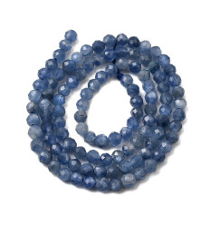 4mm - kyanite/cyanite - Chapelet pierre