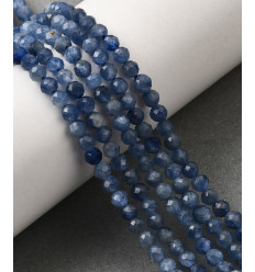 4mm - kyanite/cyanite - Chapelet pierre