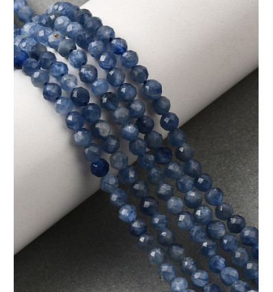 4mm - kyanite/cyanite - Chapelet pierre