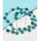 2,5mm - Chapelet pierre - chrysocolle
