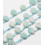 Chapelet de goutte lisse en amazonite