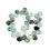 Chapelet de gouttes à facettes en fluorite