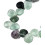 Chapelet de gouttes à facettes en fluorite