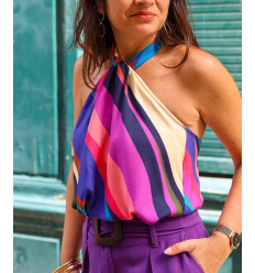 Blouse, rose, paréo - Clématisse Pattern
