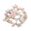 Morganite - Chapelet de pierres pépites allongées