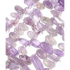 Chapelet Heishi en pierre facettée - quartz rose