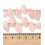 Quartz rose - Chapelet de pierres pépites allongées