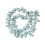 Larimar - Chapelet de pierres pépites allongées