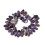 Chapelet Heishi en pierre facettée - quartz rose