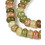 8.5x4.5mm - rondelle jade teintée - Chapelet pierre