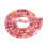 8.5x4.5mm - rondelle vert teinté lisse - Chapelet pierre